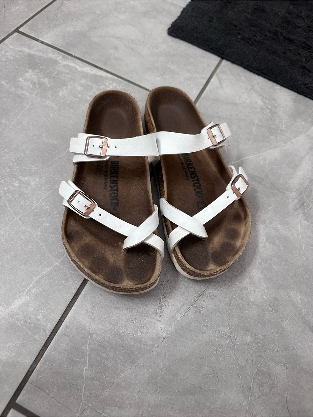 Birkenstock Mayari - White, size 37/6-6.5
